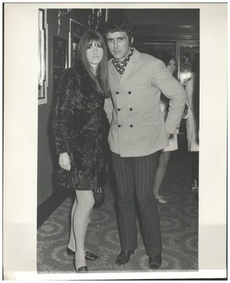 C2036/ Dave Clark + Cathy McGowan TV Moderatorin Foto 25,5 x 20,5 cm 1966