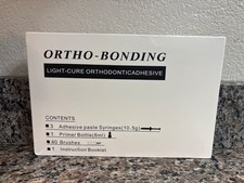 Dental Bracket Braces Glue Ortho Bonding Agents Light Cure Resin Adhesive Kit