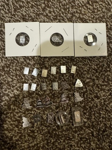 Lot Of 23-1 Gram .999 Fine Silver Random Bars