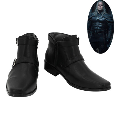 Witcher The Game 3 Geralt of Rivia Shoes Cosplay Men Boots