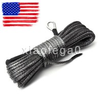 3/16 X 50' Synthetic Winch Rope 5800lbs Atv Utv Suv Ramsey Cable Line W/ Sheath 3/16 X 50' Synthetic Winch Rope 5800lbs Atv Utv Suv Ramsey Cable Line W/ Sheath