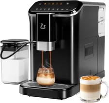 Fully Automatic Espresso Machine, Espresso & Coffee Machine with Automatic Milk
