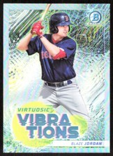 2022 7016D Bowman Virtuosic Vibrations REFRACTOR Blaze Jordan Boston Red Sox