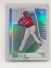 Aristides Aquino 2020 Panini Status Baseball - GREEN #2 RC - Cincinnati Reds