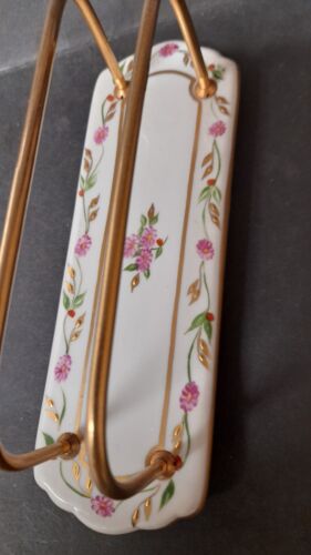 Vintage Limoges France porcelain mail holder - Foto 5 di 8