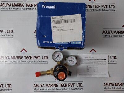 Wescol 0101-140 Single Stage Regulator ss p 3.5 2g se