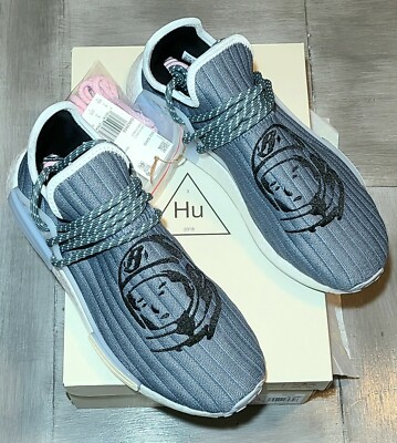 Adidas NMD Hu Pharrell x BBC Ice Cream Astronaut Men's Size 9.5 Halo Blue GW3955