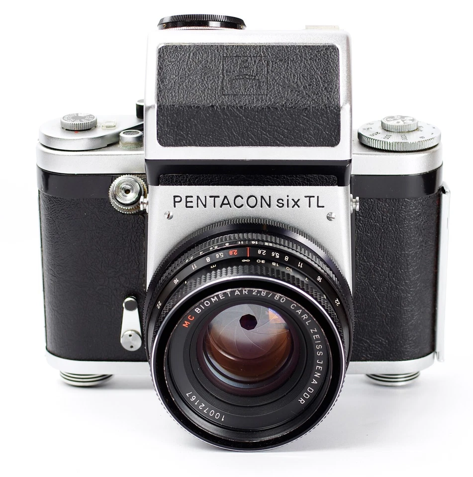 Pentacon SIX TL + Biometar MC 2,8/80 mm + Prisma TTL + Estuche Juego de trabajo Foto 2 de 4