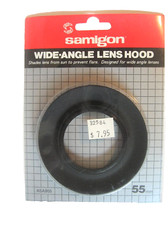 Samigon Rubber Camera Lens Hood 55 mm Wide Angle ASA955 New in Package