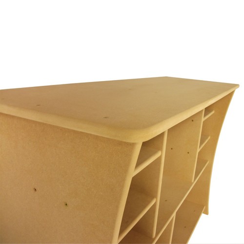 Hifi Unit Stereo Hi Fi Cabinet Vinyl Record & CD Storage UK Quality Built - DS2 - Picture 5 of 6