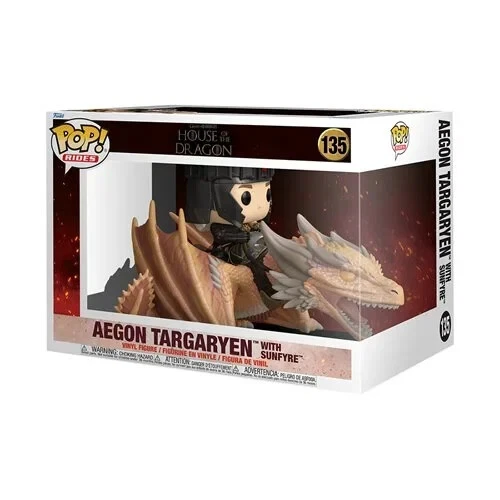 House of the Dragon Aegon Targaryen with Sunfyre Funko Pop! Ride