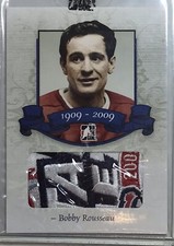 2008-09 ITG Bleu Blanc et Rouge #ABR Bobby Rousseau Game Patch 1/20