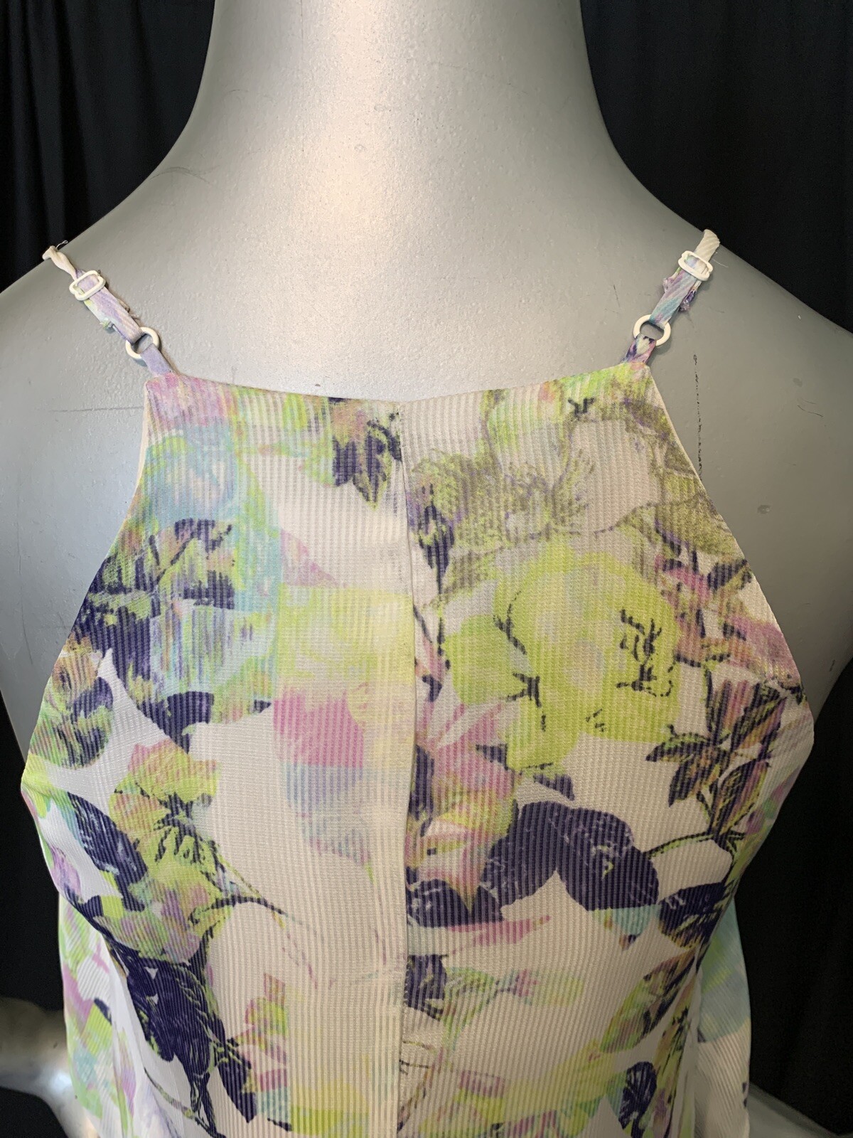 Bcbgeneration Floral Spaghetti Strap Shift Dress … - image 6