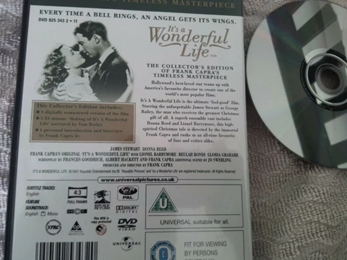 It's a Wonderful Life DVD James Stewart 2007 Free UK P&P Value Guaranteed - Image 3 of 4