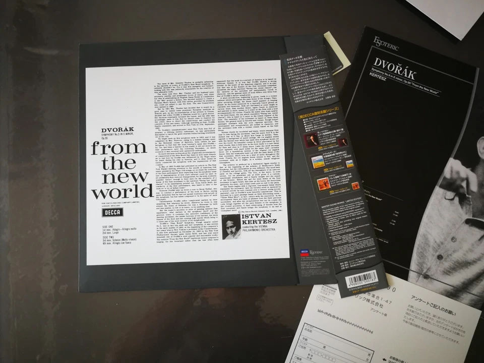 LP Esoteric ESLP Dvorak Sym 9 De La Nouvelle Monde Kertesz VPO Decca SXL 2289 - Photo 2/4