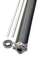 LEFT WIND Garage Door Torsion Spring 218 x 1-3/4" x 28" w/ Winding Bars Bushing