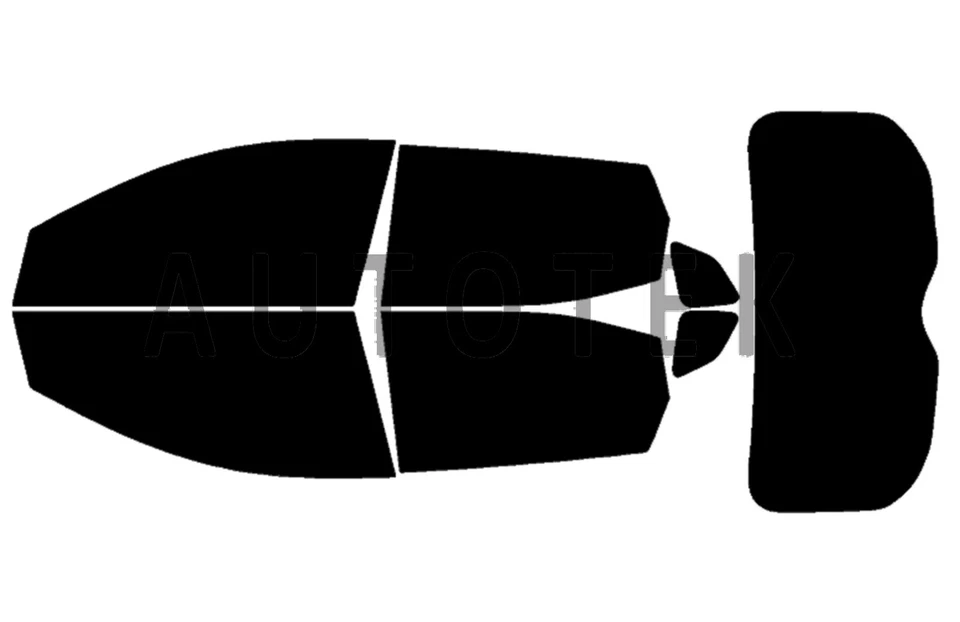 Película premium precortada para ventanas laterales para Nissan Rogue Sport 2017-2022 tinte de vidrio Foto 2 de 4