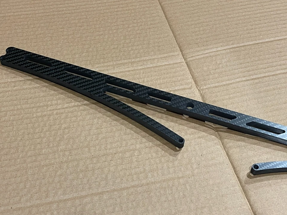 Carbon Fiber Center support Braces Bars for 1/5 Arrma Kraton 8s / EXB - Image 2 of 4