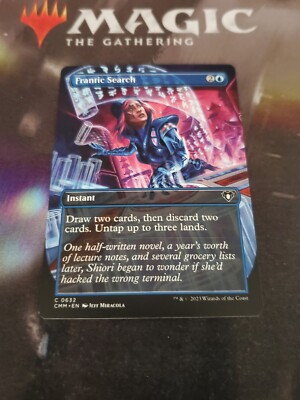 mtg commander masters card list price Mtg. 2x Frantic Search. Borderless. Commander Masters. Pack Fresh