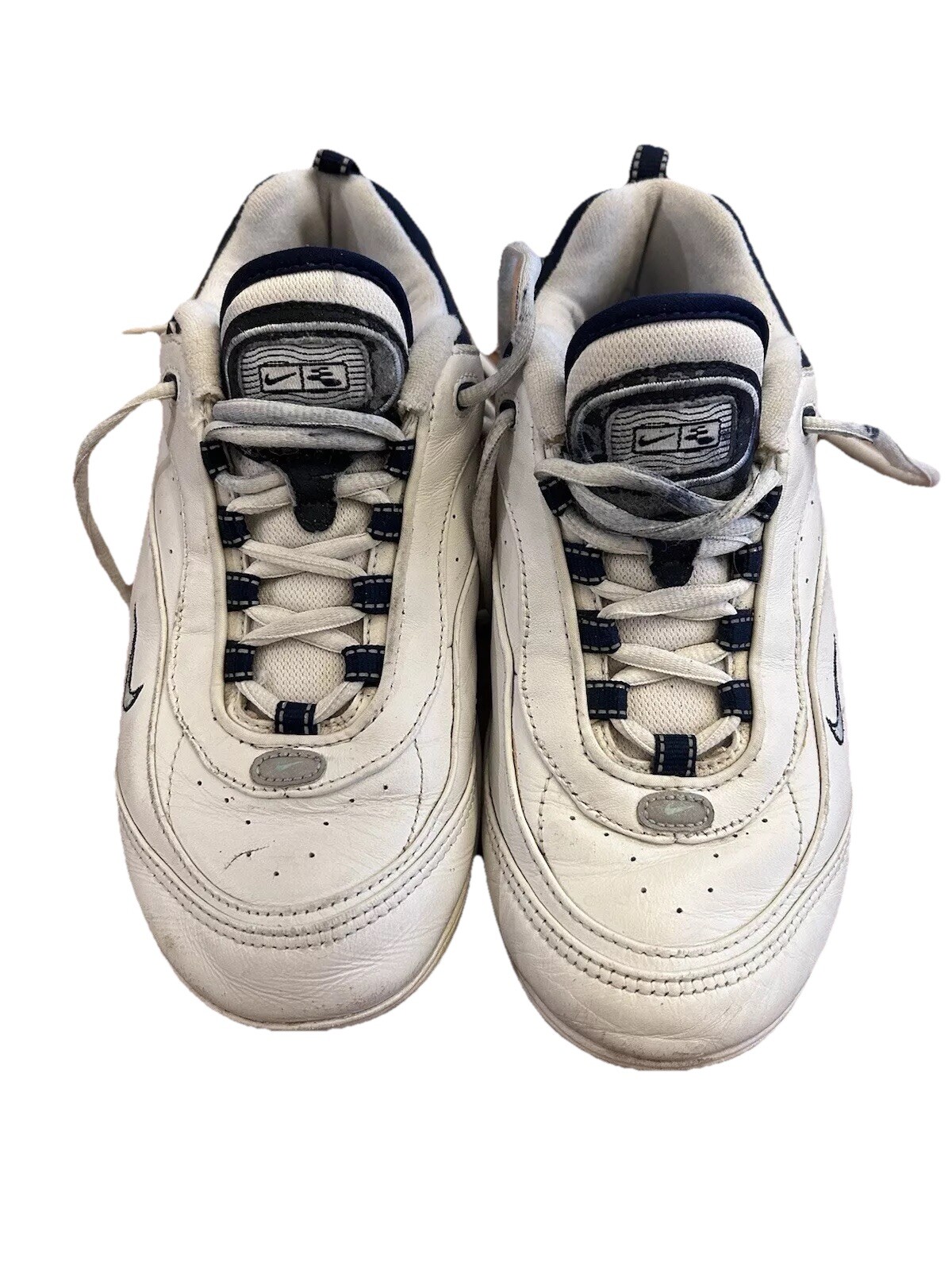 OG Vintage 1999 Nike AIRLINER NIKEWALK WOMEN’S US 8 DRC WHITE/NAVY 90’S Y2K