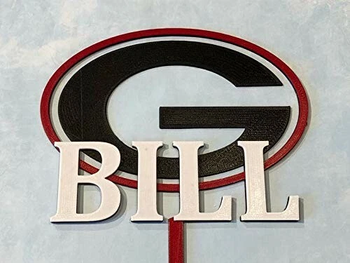 Georgia bulldogs cake hot sale topper