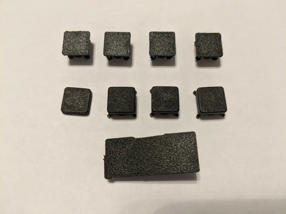 3 Juegos Pies Plástico Goma Botón Tapa Tornillo Cubierta Repuesto PS3 Delgado Vendedor de EE. UU. Foto 4 de 4