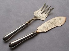 Rare Poissons Ménagère Avant 84 Zolotnik Argent Gratschew / Бр . Грачевы