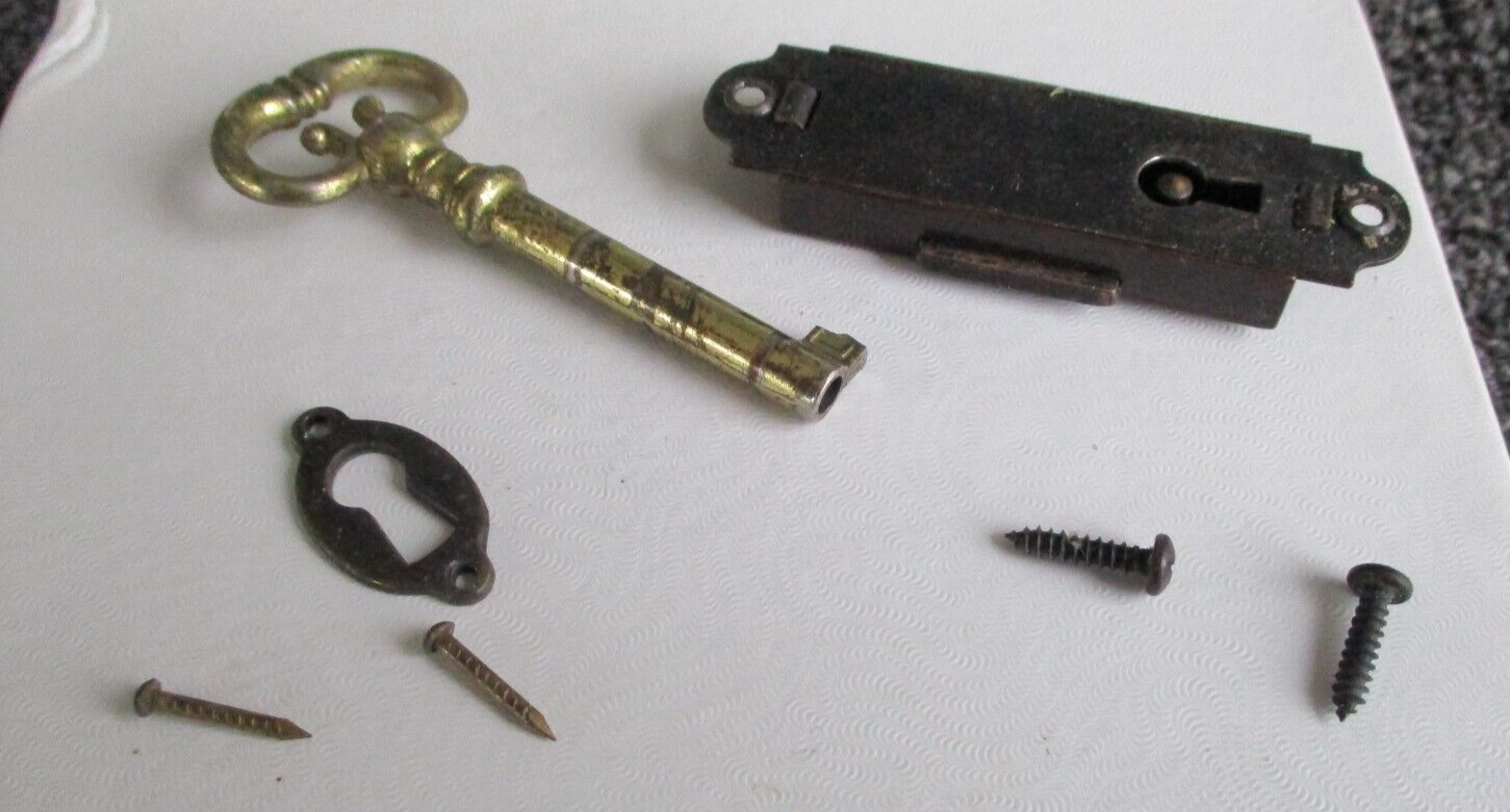 Howard Miller Grandfather Clock Door Lock and Key with outside keyhole