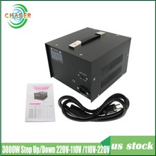 3000W Step Up/Down 220V-110V /110V-220V Voltage Converter Transformer US