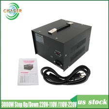 3000W Step Up/Down 220V-110V /110V-220V Voltage Converter Transformer US