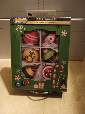 Elf 4K Full Slip SteelBook Ultimate Collectors Ed Blu-ray [2003](UK) ShipNextDay