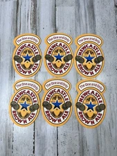 Lot of 6 New Castle Brown Ale  Beer Coasters Bar Glass Mat Coaster  NEWCASTLE