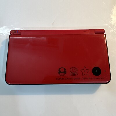 Nintendo DSi XL 25th Anniversary Edition Mario Bros. Red Handheld
