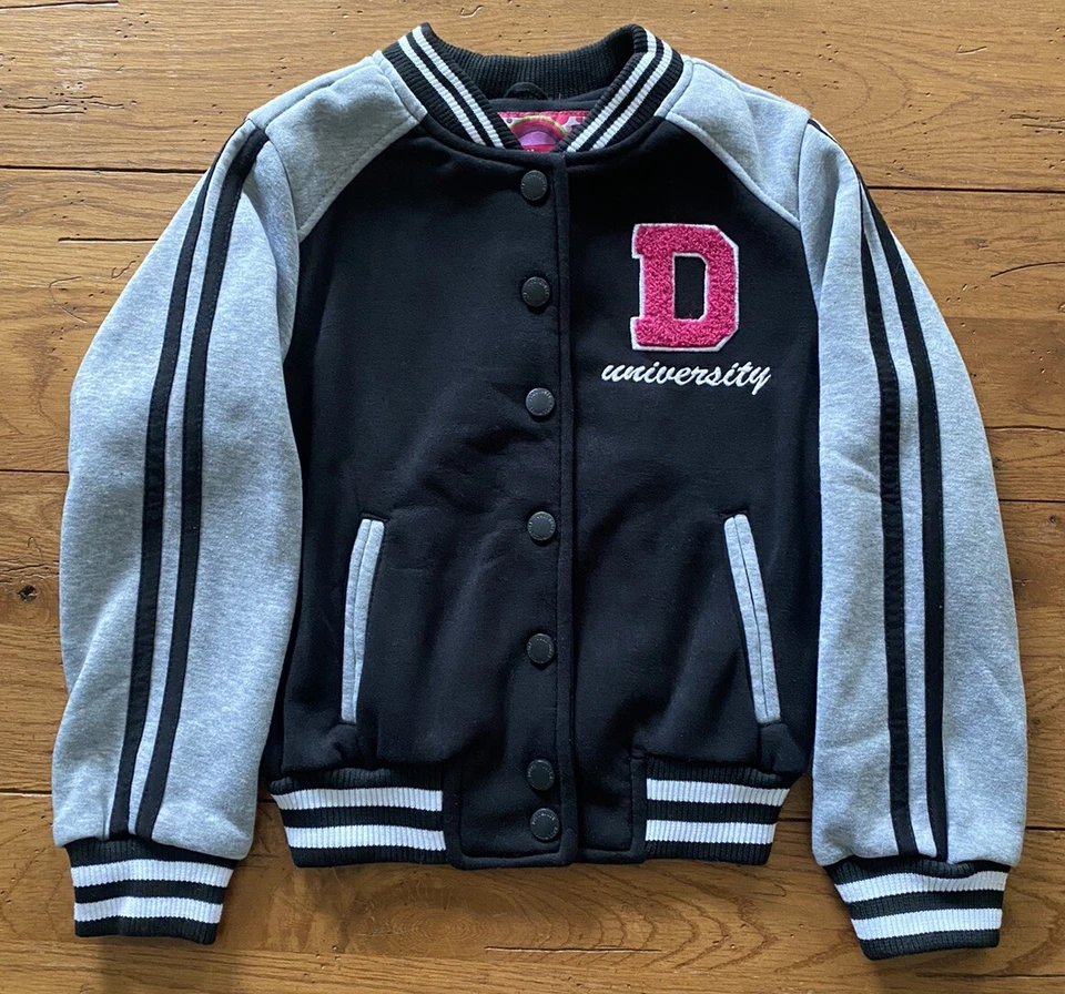 NUEVA Chaqueta Letra Universitaria Casa de Muñecas Niñas Talla Mediana 10/12 Foto 2 de 4