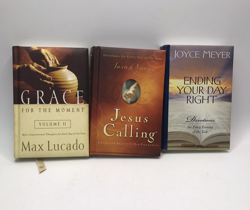 Lot Of 3 Devotionals Books Max Lucado Sarah Young Jesus Calling Joyce Meyer Ebay Lot Of 3 Devotionals Books Max Lucado Sarah Young Jesus Calling Joyce Meyer Ebay