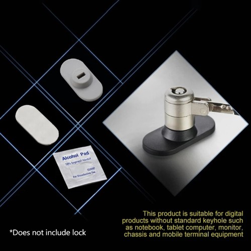 Laptop Lock Anti-Theft Round Lock Hole For Pad for Macbooks Pad Tablets Security - Afbeelding 4 van 9