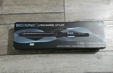 Bio Ionic Long Barrel Styler Curling Iron 1",  LXT-CL-1.0, Tested Working 