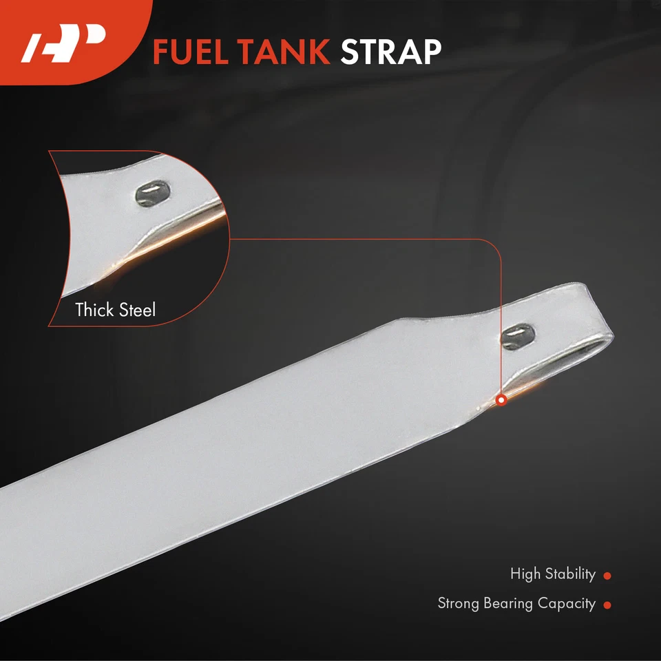 Nuevas correas de tanque de combustible de acero 2 piezas para Chevy Camaro Pontiac Firebird 1970 1971-1973 Foto 4 de 4