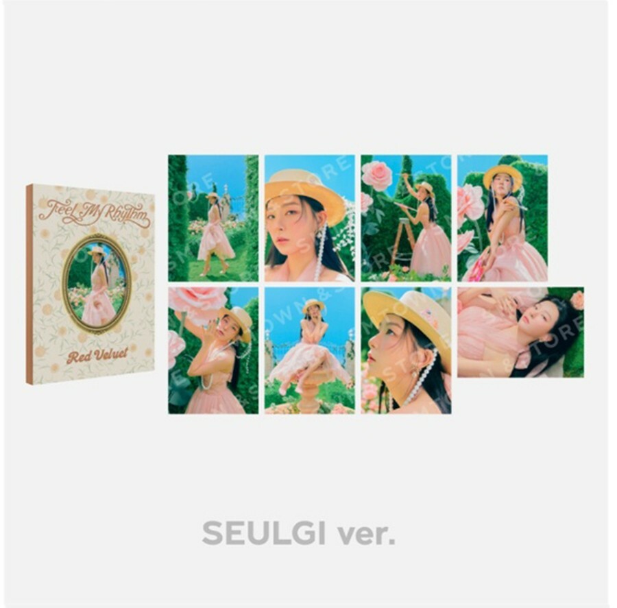 ■Red velvet■『 Feel my rhythm』ポストカード：スルギ RED VELVET [FEEL MY RHYTHM] POST Karte SET SEULGI VER SM TOWN MD
