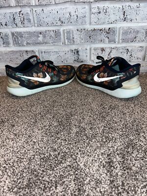 Rare Nike Free Photosynthesis Obsidian Teal Floral Sz 8.5 Shoes