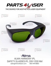 ALMA HARMONY IPL SAFETY GLASSES, IPL 200-1200 NM, LASER SAFETY EYEWEAR, ALGO108