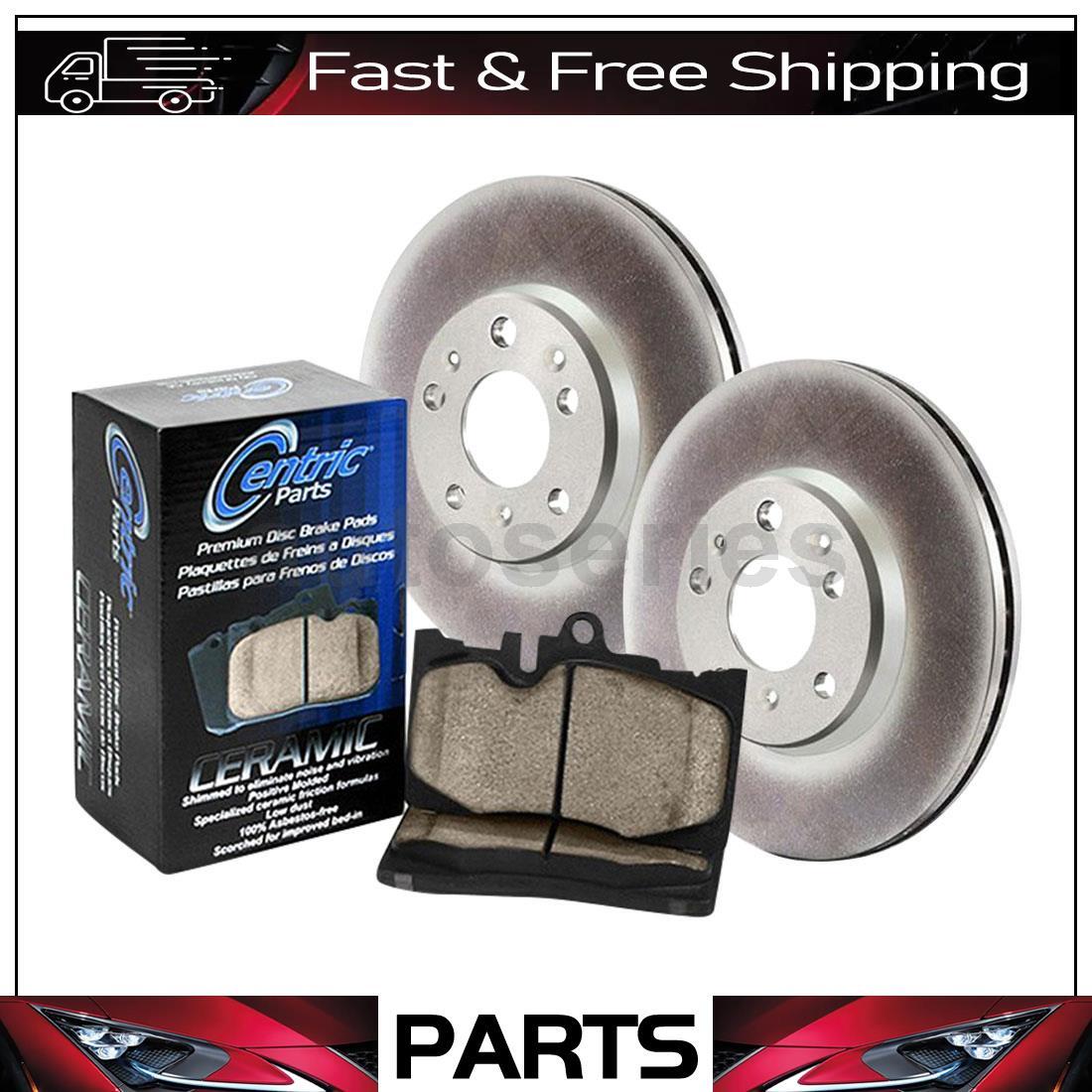 Front Brake Pad Set Brake Rotors Fits Dodge Caravan 2.4L 3.3L 3.0L 3.8L_