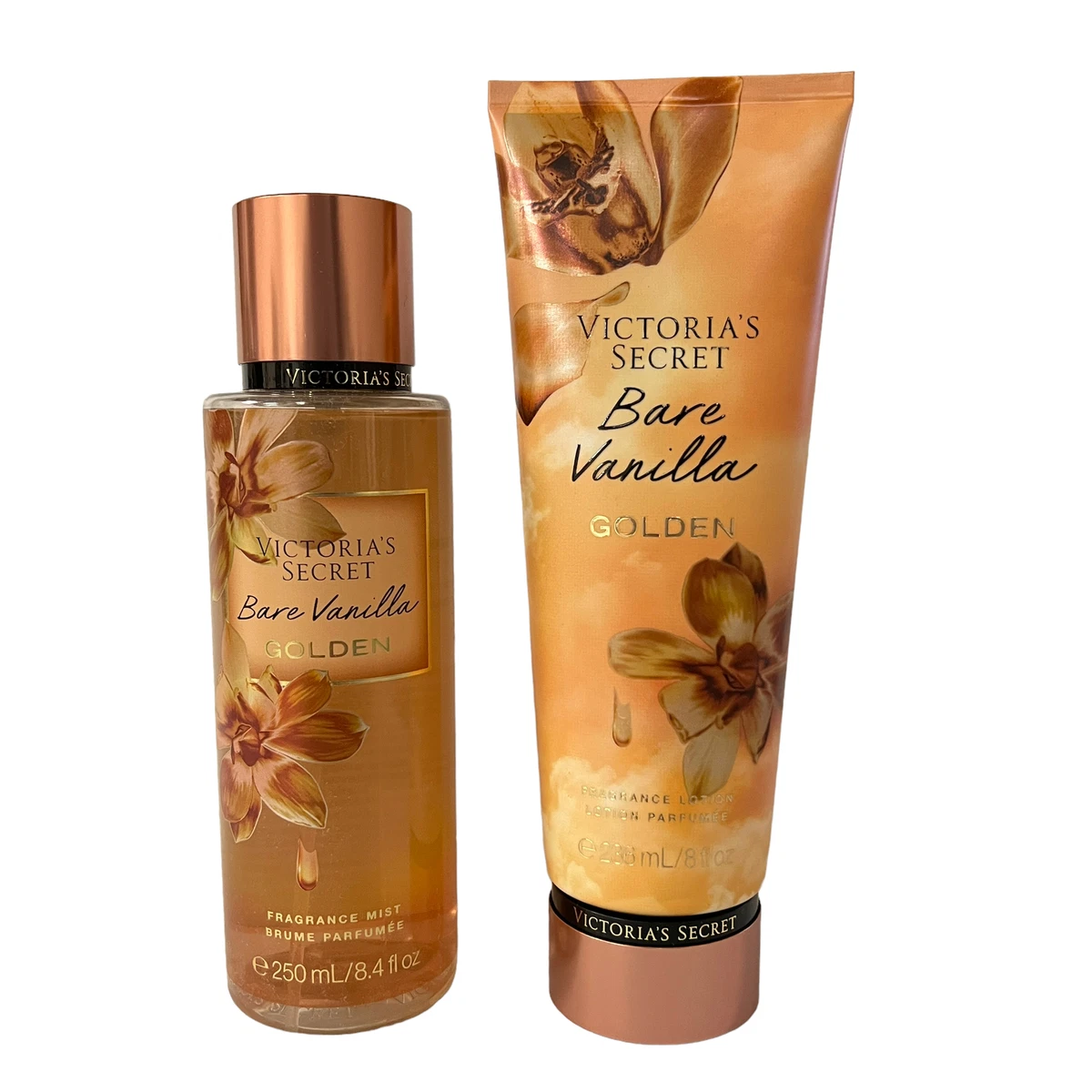Victoria s Secret Bare Vanilla Golden Mist and Body Lotion Set eBay