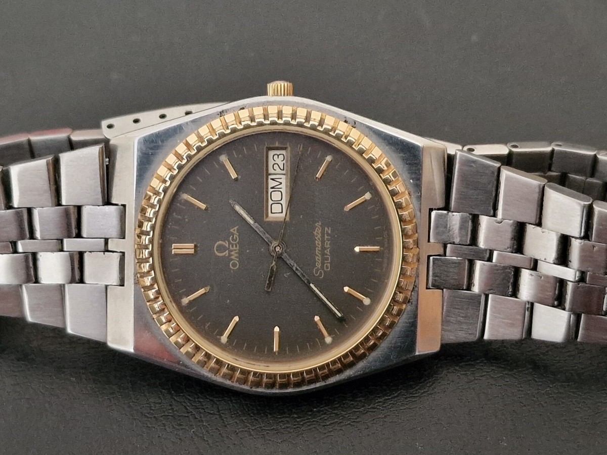 よ*じ様 OMEGA Seamaster Quartz 1960264 腕時計 omega seamaster Quartz Men's Watch Ref 196.0221.396.0924 Cal.1425