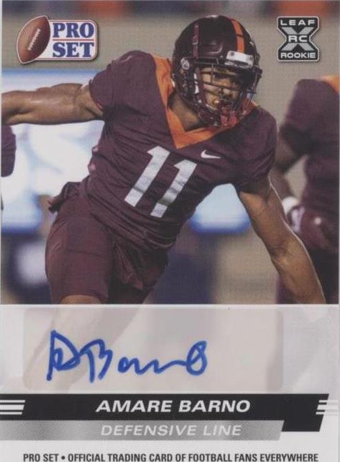 2022 Leaf Pro Set Draft Amare Barno #PSA-AB1 - 1 of 2
