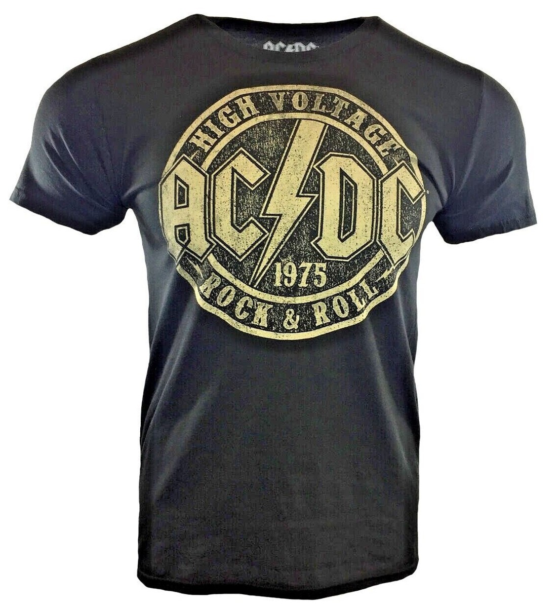 AC DC Mens Tee T Shirt ACDC Rock & Roll Music Band Tour Vintage s 