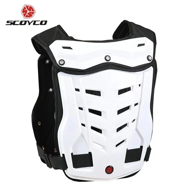 Scoyco Motorcycles Motocross Chest Back Protector Armor Vest Racing Protector Foto 4 de 4