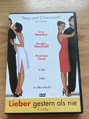 Lieber gestern als nie - if only | DVD mit Penelope Cruz | guter Zustand