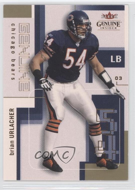 2003 Fleer Genuine Insider Brian Urlacher #76 HOF 0a1