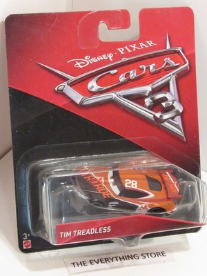 DISNEY PIXAR CARS 3 TIM TREADLESS #28 NITROADE NEW FREE SHIP